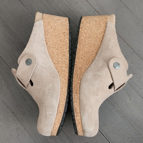 Birkenstock by Papillio clogs, size 38 (7-7.5), warm sand color - Picture 3 of 8